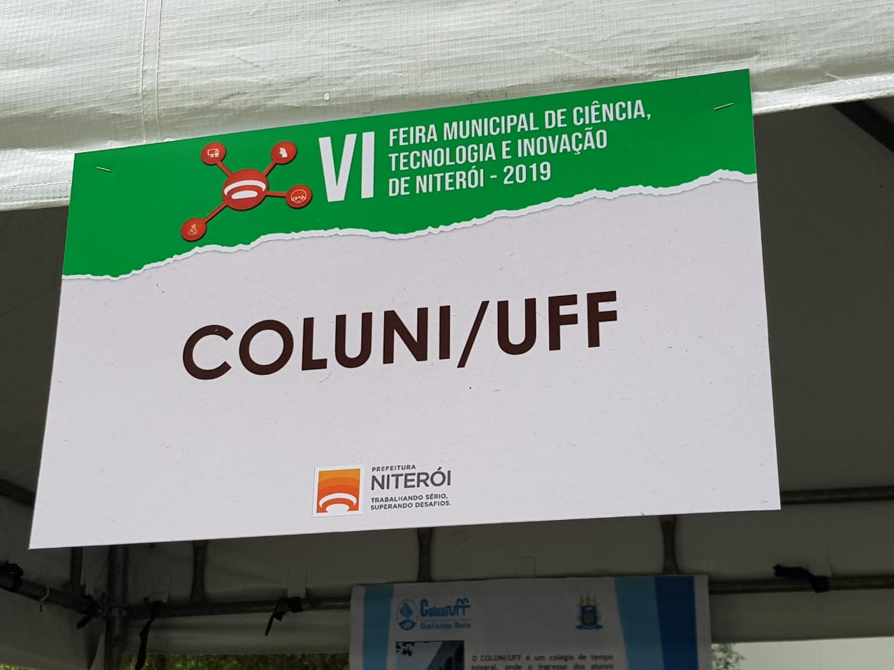 Coluni na VI Feira Municipal de Ciência e Tecnologia e Inovação de Niterói