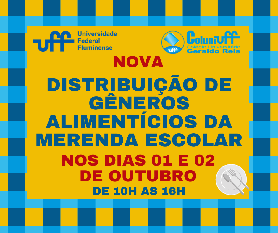 Nova entrega de gêneros alimentícios da merenda escolar – Outubro/2020