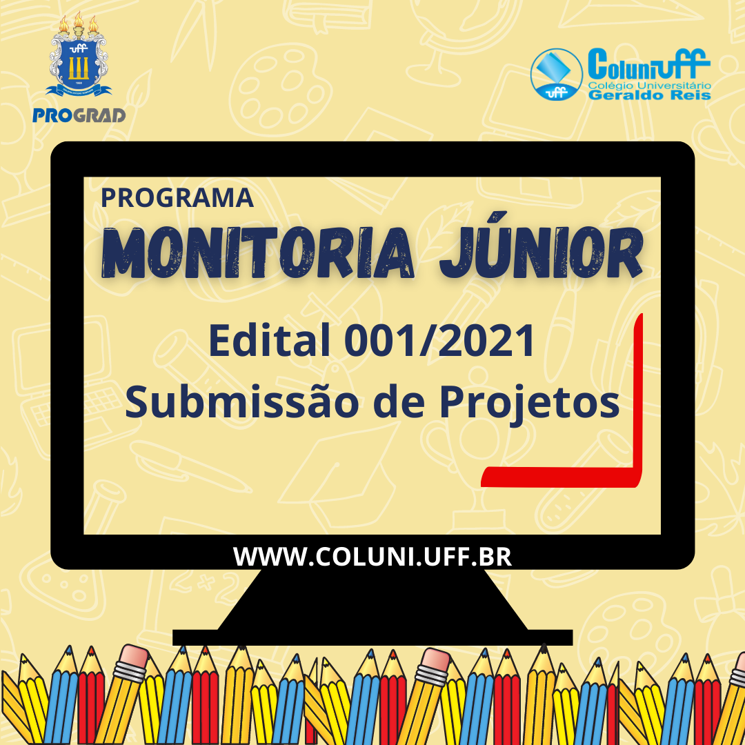 Edital de Monitoria Junior 2021